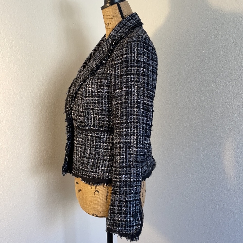 Anne Klein Bouclé Tweed Blazer Jacket NWT - Picture 4 of 17